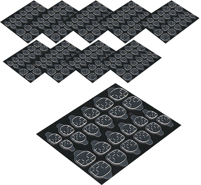 젤타입 네일팁 양면테이프 스티커, 10개