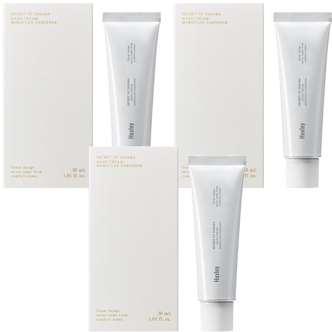 헉슬리 핸드 크림 모로칸 가드너 사하라, 30ml, 3개