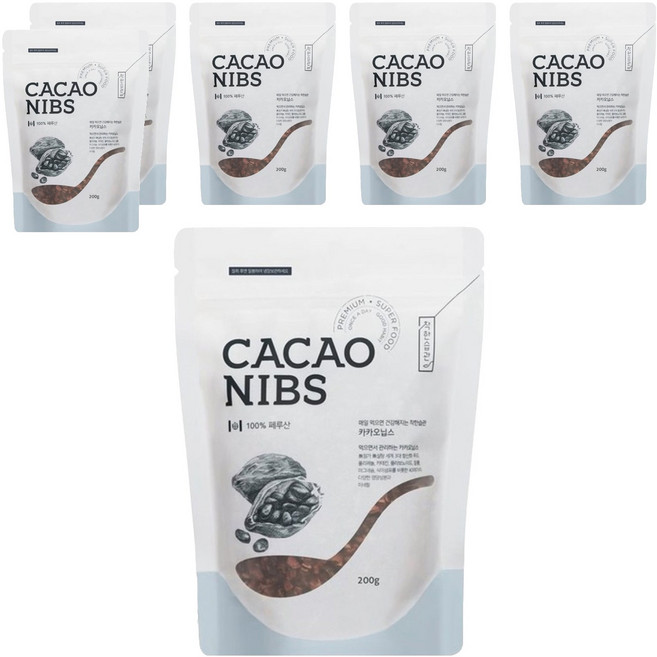 착한습관 카카오닙스, 200g, 6개