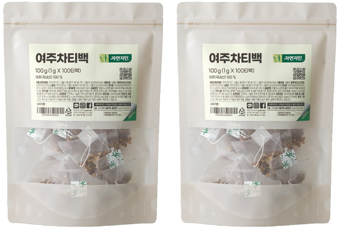 자연지인 여주차 티백, 1g, 100개입, 2개