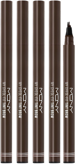 맥퀸뉴욕 마이 결핏 틴트 브로우 0.8g, 그레이브라운, 4개