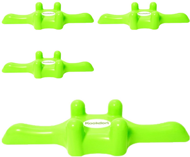 꾹도리 스트레칭바, 그린, 4개