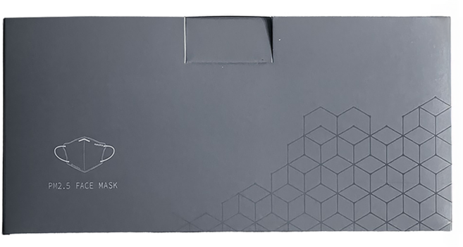 HAOFA 氣密型高階PM2.5防護口罩 M, 霧黑色, 30片, 1盒