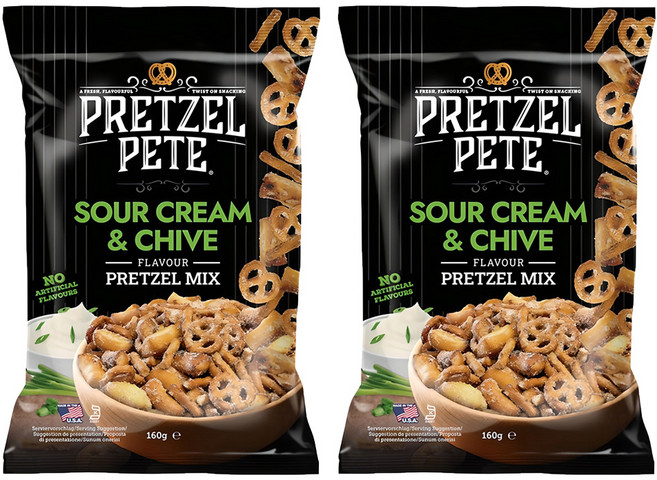 綜合椒鹽捲餅 酸奶香蔥口味, 160g, 2包