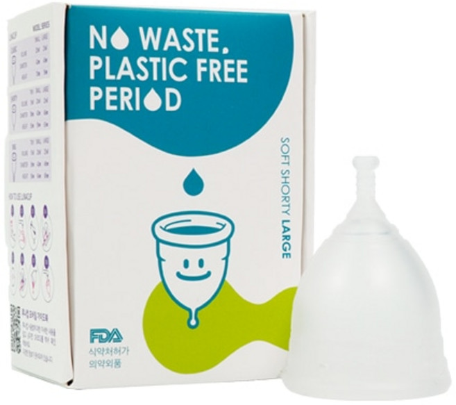 루나컵 쇼티 월경컵 라지 25ml, 대형, 1개입, 1개