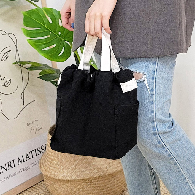 프롬헤븐 미니투포켓 에코백