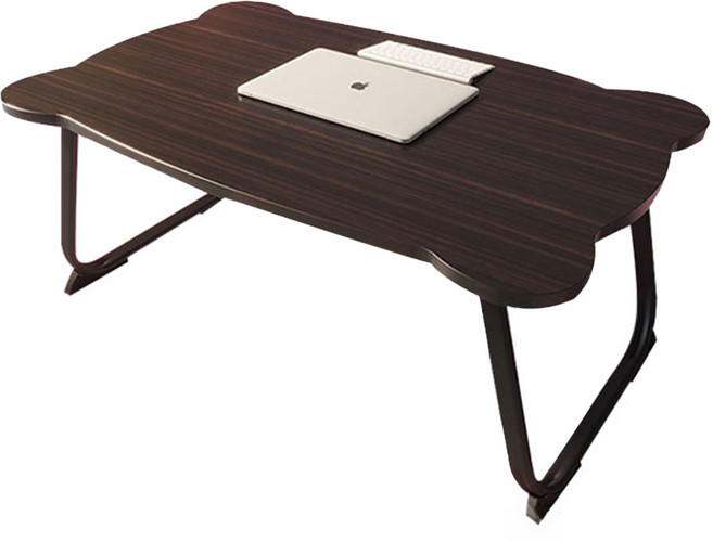 德利生活 摺疊電腦桌 基本款 收折60x40x6cm±10%, 黑色