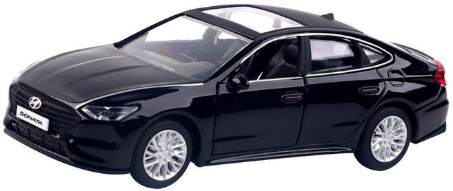 WELLY 索納塔 DN8 壓鑄模型車, 1個, 黑色
