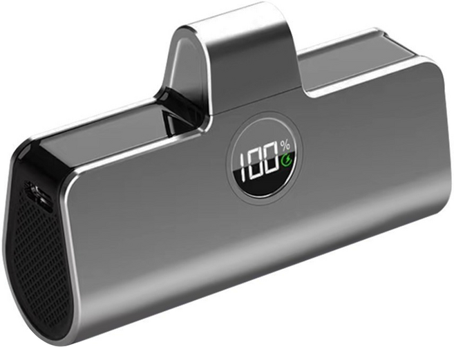 MCK 科技 商務款直插式行動電源 5000mAh Lightning, MCK-MPB003, 銀色
