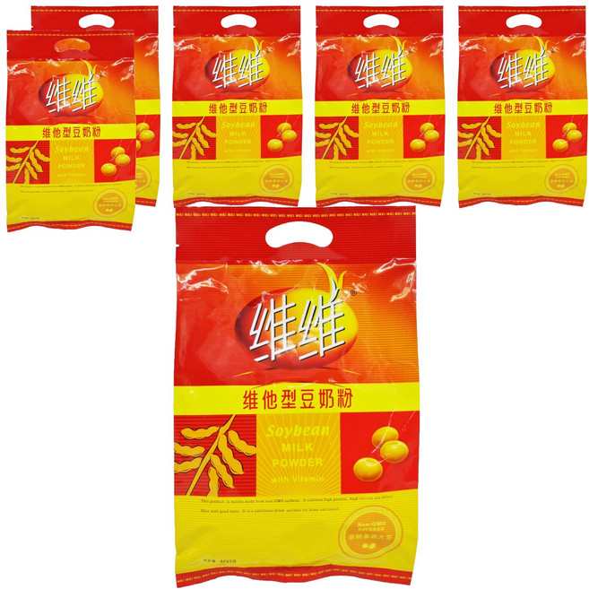 워이워이 또우장 두유 파우더, 460g, 6개