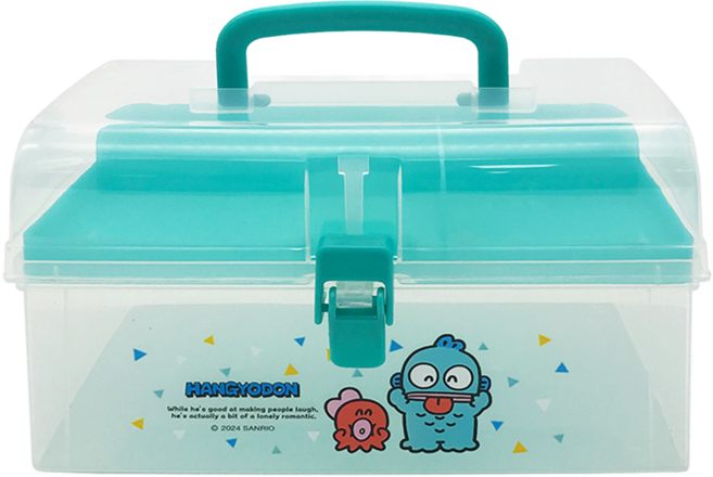 HANGYODON 人魚漢頓 PP手提置物盒, 綠色, 1個