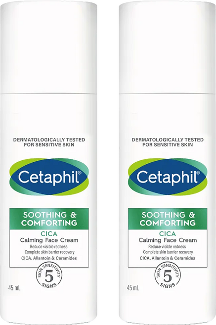 Cetaphil 舒特膚 台灣公司貨 舒新雪潤B5安心霜, 45ml, 2瓶