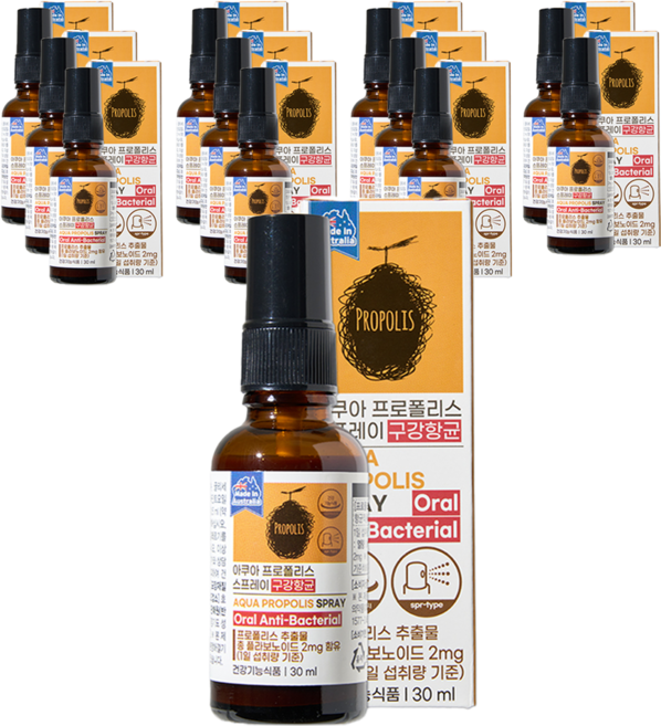 제너럴라이프 아쿠아 프로폴리스 스프레이, 30ml, 12개