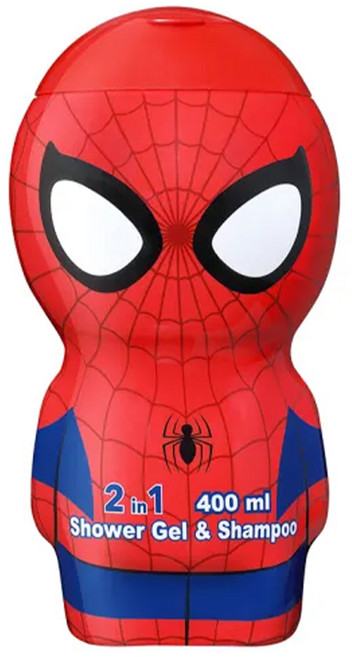 MARVEL 漫威 SPIDER-MAN 蜘蛛人 蜘蛛人限定版 2合1沐浴洗髮精, 400ml, 1瓶
