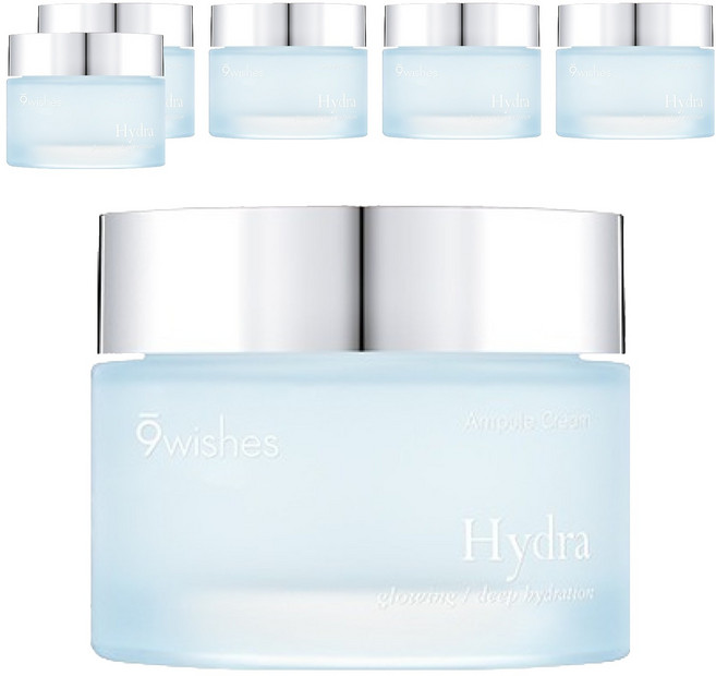 나인위시스 하이드라 앰플 크림, 50ml, 6개