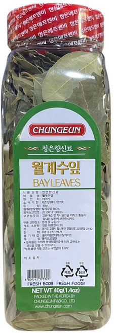 청은 월계수잎, 40g, 1개