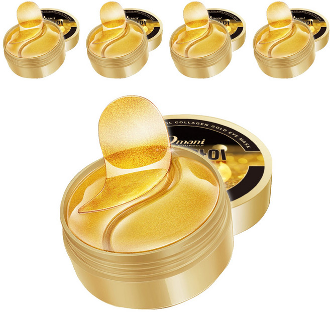 Omani 貴婦頂級視黃醇膠原蛋白黃金眼膜, 5個, 60個裝