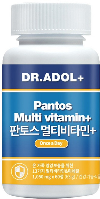 닥터아돌 판토스 멀티비타민+ 63g, 1개, 60정