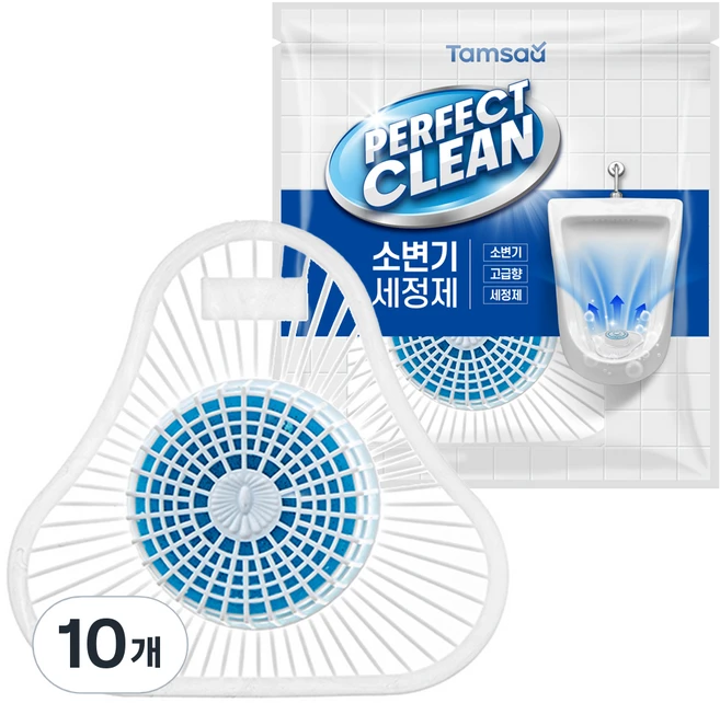 탐사 악취 냄새방지 강력 소변기 세정제 시원한 향, 80g, 10개 - 쿠팡