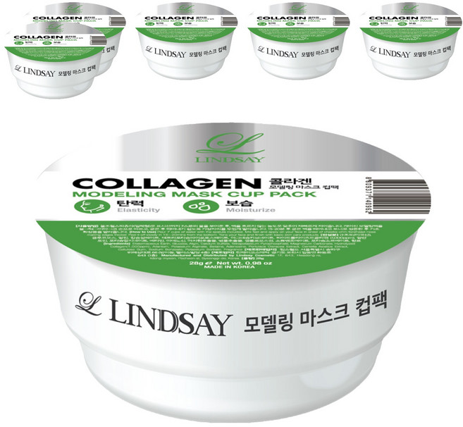 韓國 LINDSAY 膠原蛋白軟膜粉, 1入, 6個