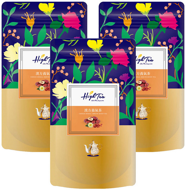 High Tea 伂橙 漢方養氣茶, 5g, 12包, 3袋