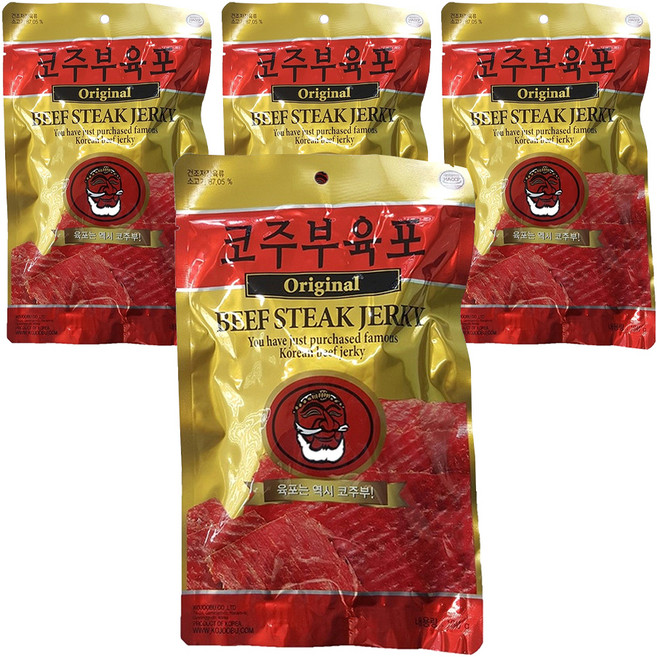 코주부 육포 ORIGINAL, 100g, 4개