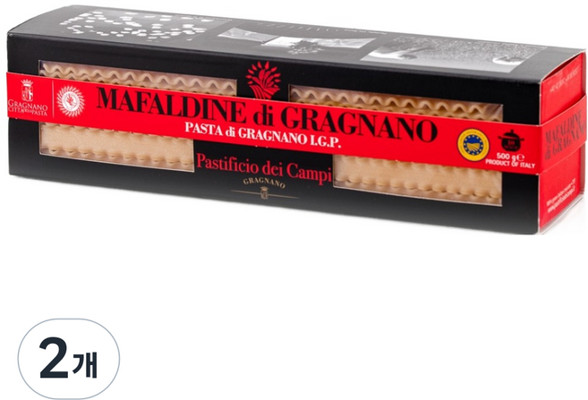 파스티피치오데이캄피 마팔디네 파스타면, 500g, 2개