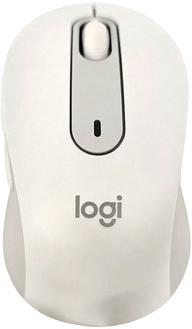 logitech 羅技 多工靜音無線滑鼠, M650, 白色