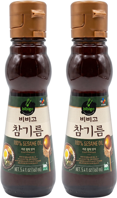 CJ bibigo 芝麻油, 160ml, 2罐