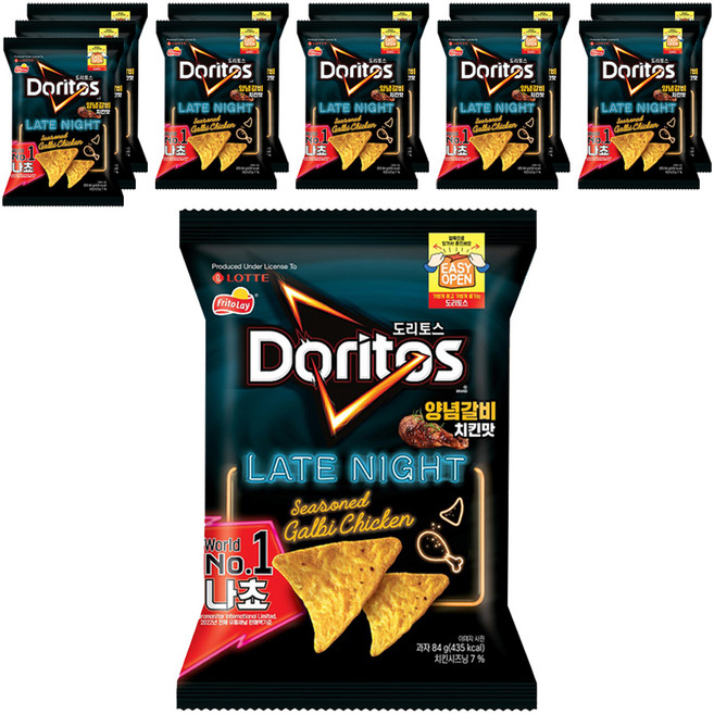 도리토스 양념갈비치킨맛, 84g, 12개