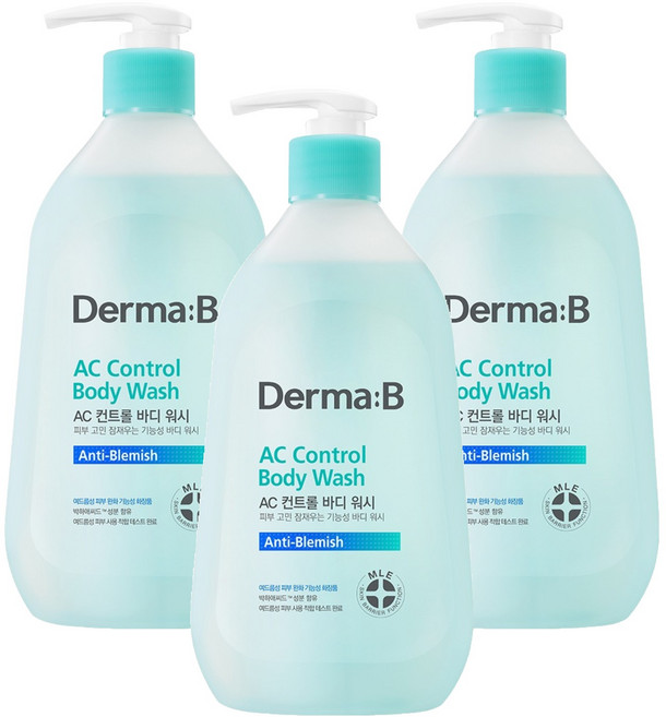 더마비 AC 컨트롤 바디 워시, 420ml, 3개