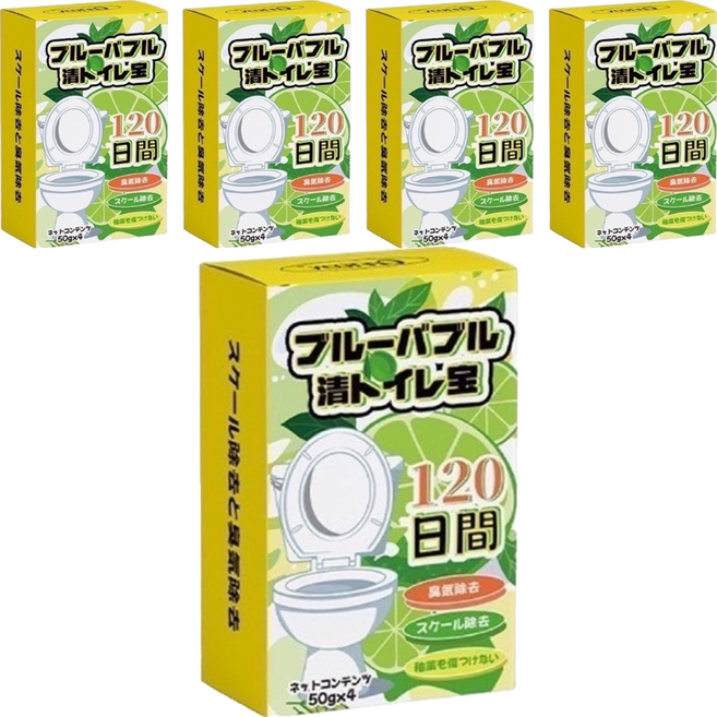 CEETOON 藍泡泡潔廁寶 4包, 200g, 5盒