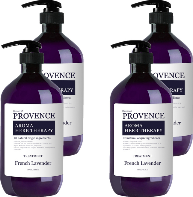 프로방스 프렌치 라벤더 트리트먼트, 4개, 1L
