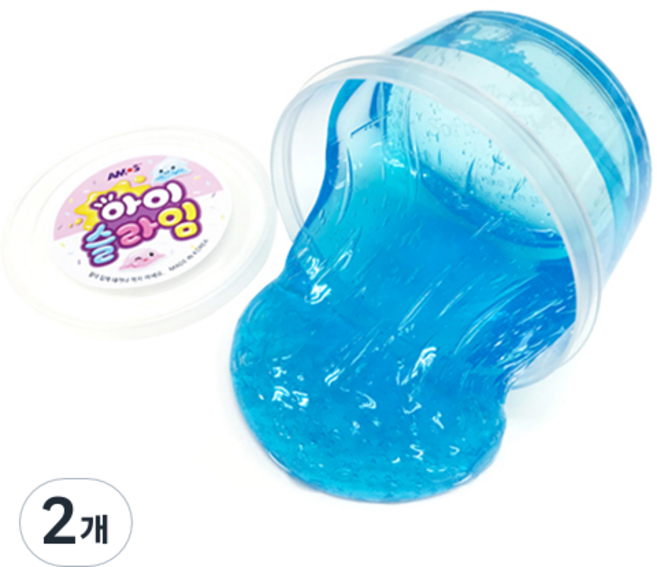 아모스 아이슬라임 300g, 2개, 스카이블루