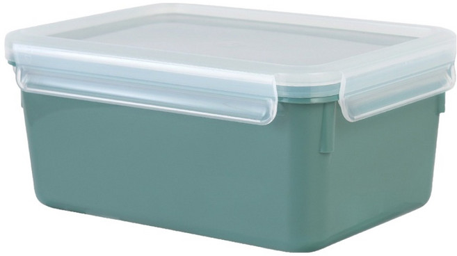 Tefal 特福 MasterSeal 彩色PP保鮮盒 綠色, 容器 + 蓋子, 1個