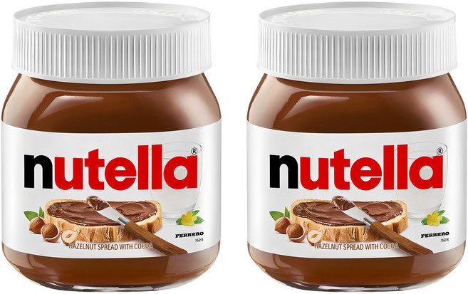 누텔라 스프레드, 370g, 2개