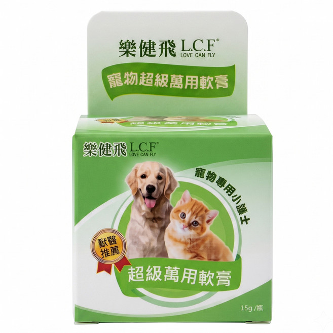 樂健飛 寵物超級萬用膏, 15g, 1個