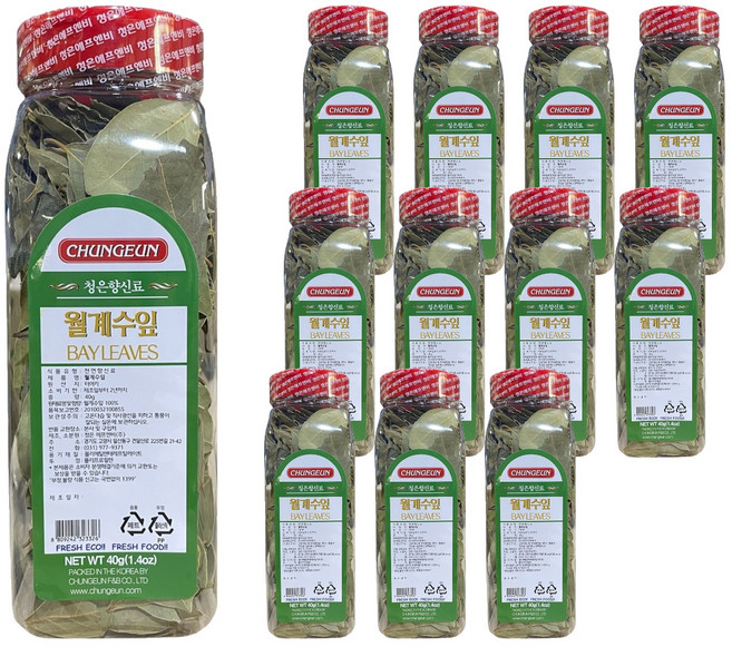 청은 월계수잎, 40g, 12개