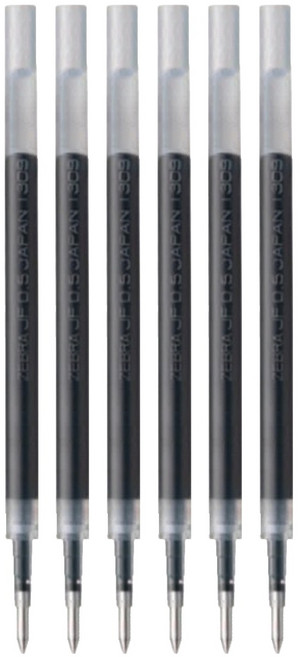 ZEBRA 斑馬牌 SARASA GRAND 典雅風鋼珠筆替芯 JF-0.5 0.5mm, 6支, 波爾多紫