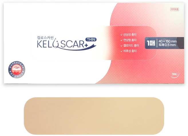 반창고닷컴 켈로스카씬 흉터관리 실리콘 젤시트, 1개입, 1개 - 쿠팡