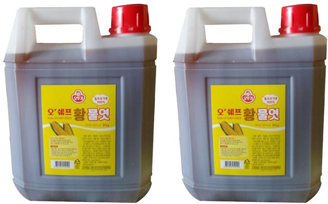 오쉐프 황물엿, 9kg, 2개