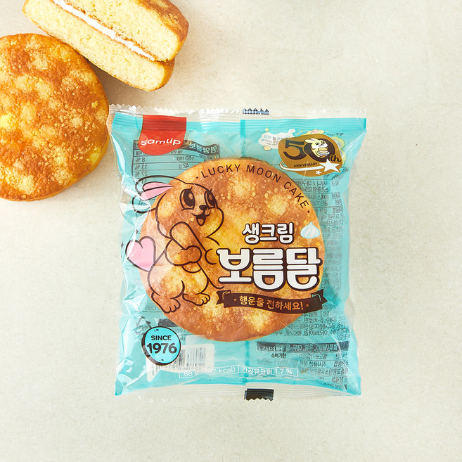 삼립 생크림 보름달, 88g, 1개입, 1개