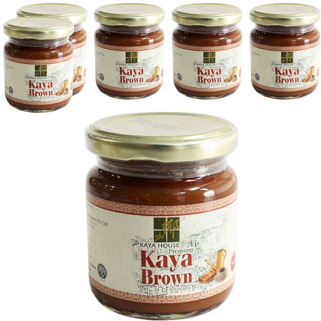 KAYA HOUSE 咖椰 咖椰醬 Brown, 240g, 6罐