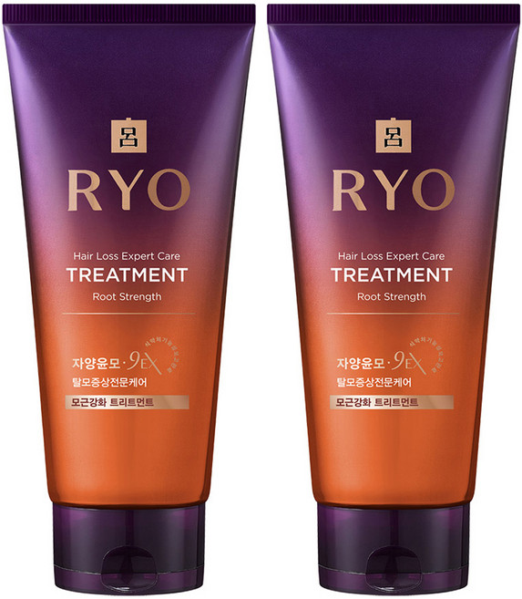 려 자양윤모 9EX 탈모증상전문케어 모근강화 트리트먼트, 2개, 330ml