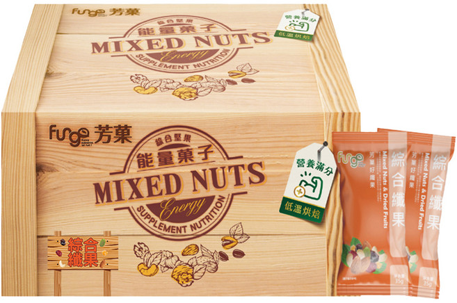 Fungo 芳菓 能量菓子 綜合纖果, 1個, 700g