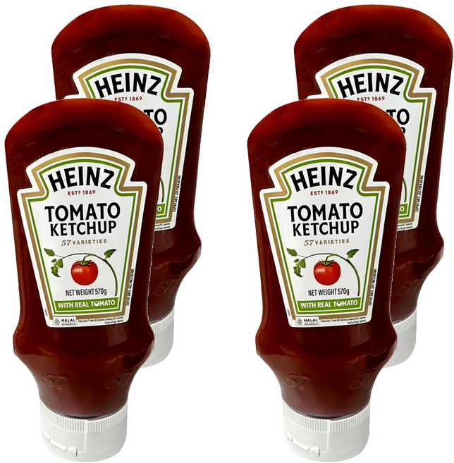 HEINZ 亨氏 蕃茄醬, 570g, 4罐