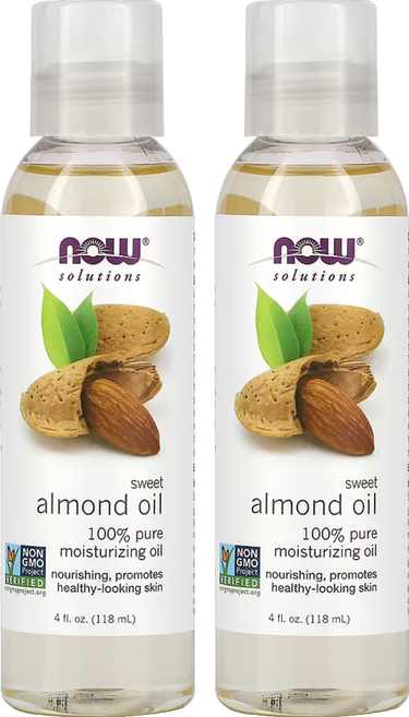 NOW Foods 純甜杏仁保濕油, 118ml, 2瓶