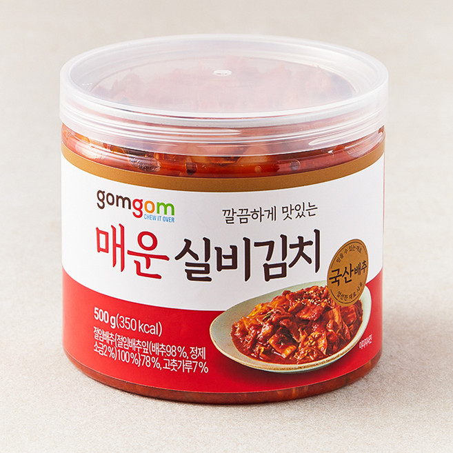곰곰 매운 실비김치, 500g, 1개