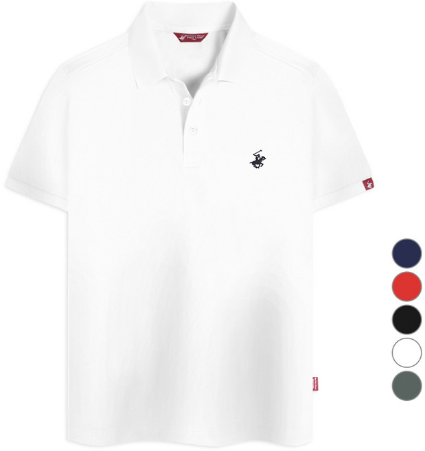 비버리힐스폴로클럽 남녀공용 냉감 통기성 스탠다드 쿨에버 반팔 카라 티셔츠 CPW0T01