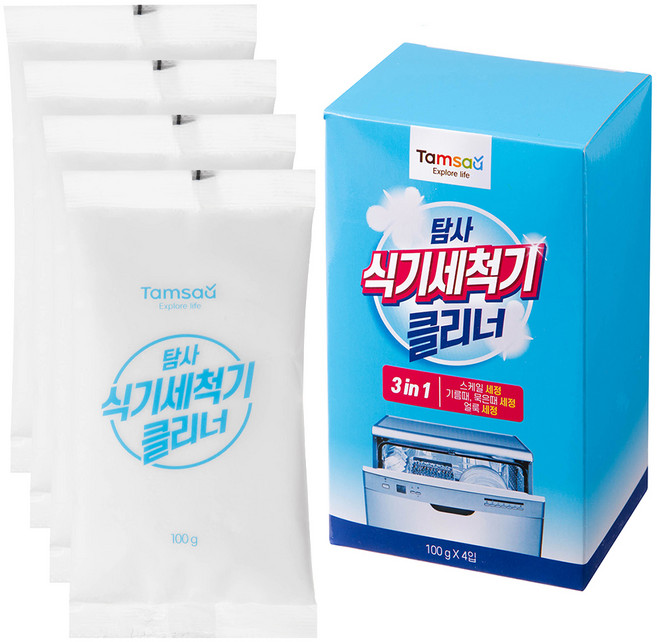 탐사 식기세척기 전용 클리너, 100g, 1개